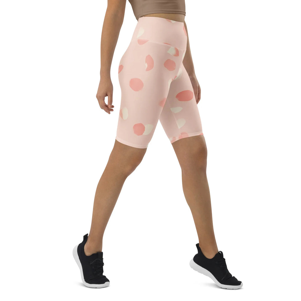 Biker Shorts Biker Shorts AwRans Clothing all-over-print-biker-shorts-white-right-front-6880df560464b