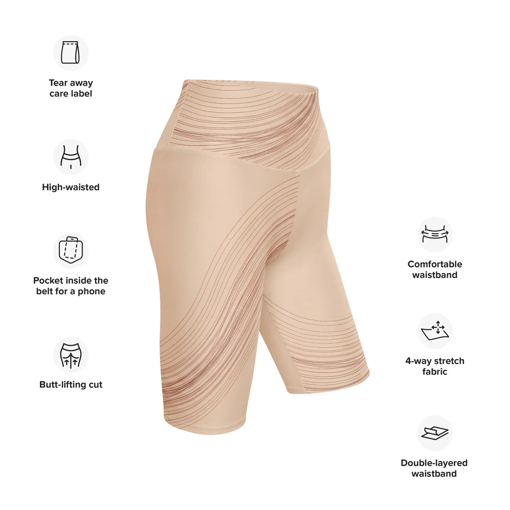 Biker Shorts Biker Shorts AwRans Clothing all-over-print-biker-shorts-white-right-front-6880dfa478535