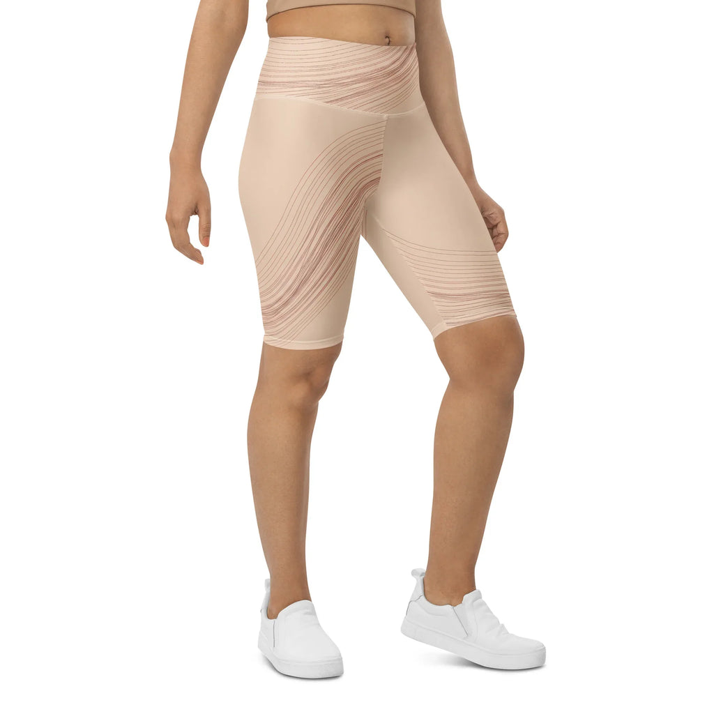 Biker Shorts Biker Shorts AwRans Clothing all-over-print-biker-shorts-white-right-front-6880dfa4788e4