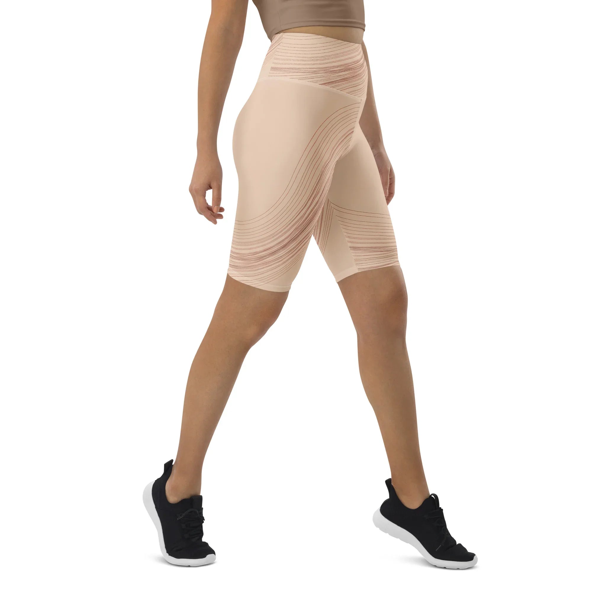 Biker Shorts Biker Shorts AwRans Clothing all-over-print-biker-shorts-white-right-front-6880dfa478b1b
