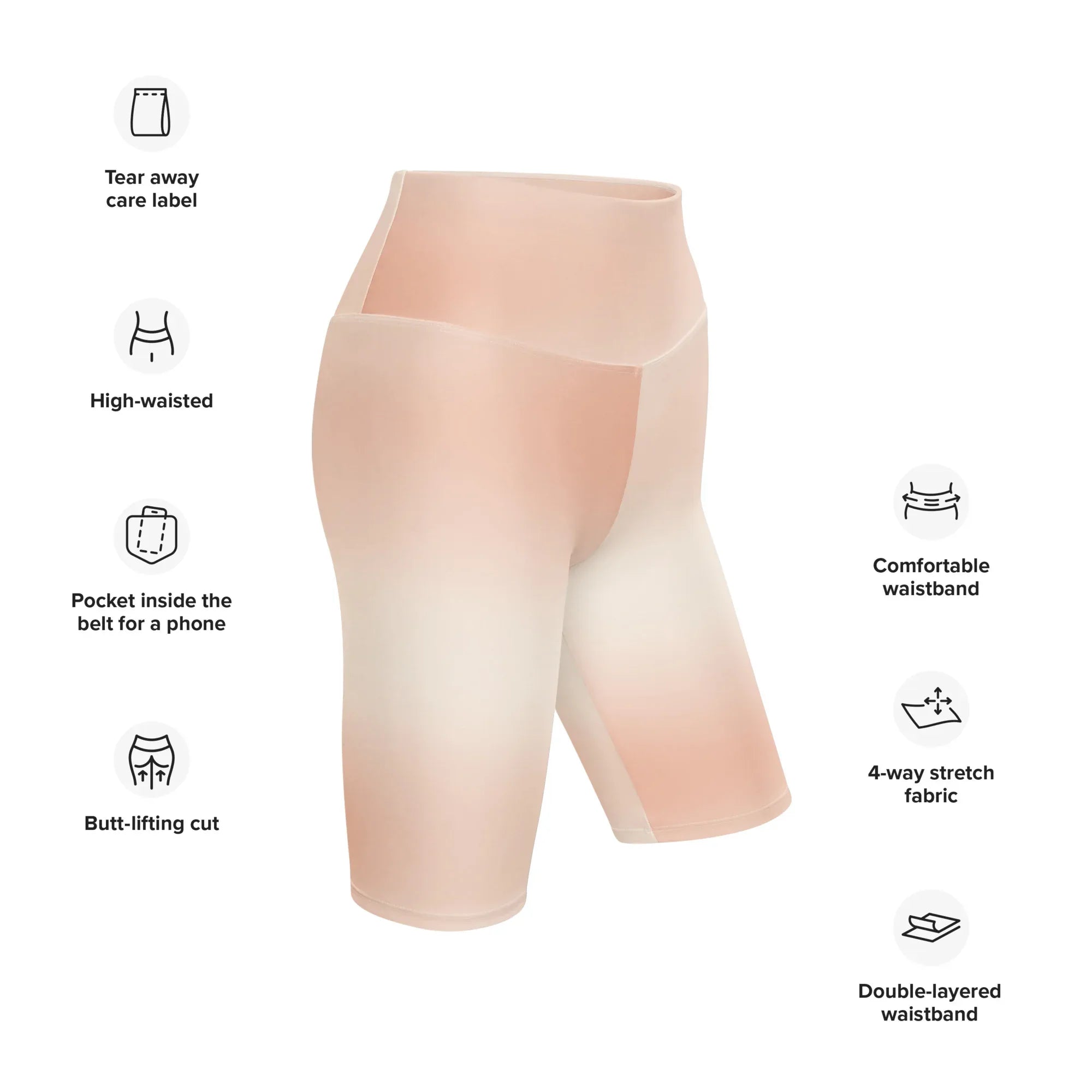 Biker Shorts Biker Shorts AwRans Clothing all-over-print-biker-shorts-white-right-front-6880e0756a4ed