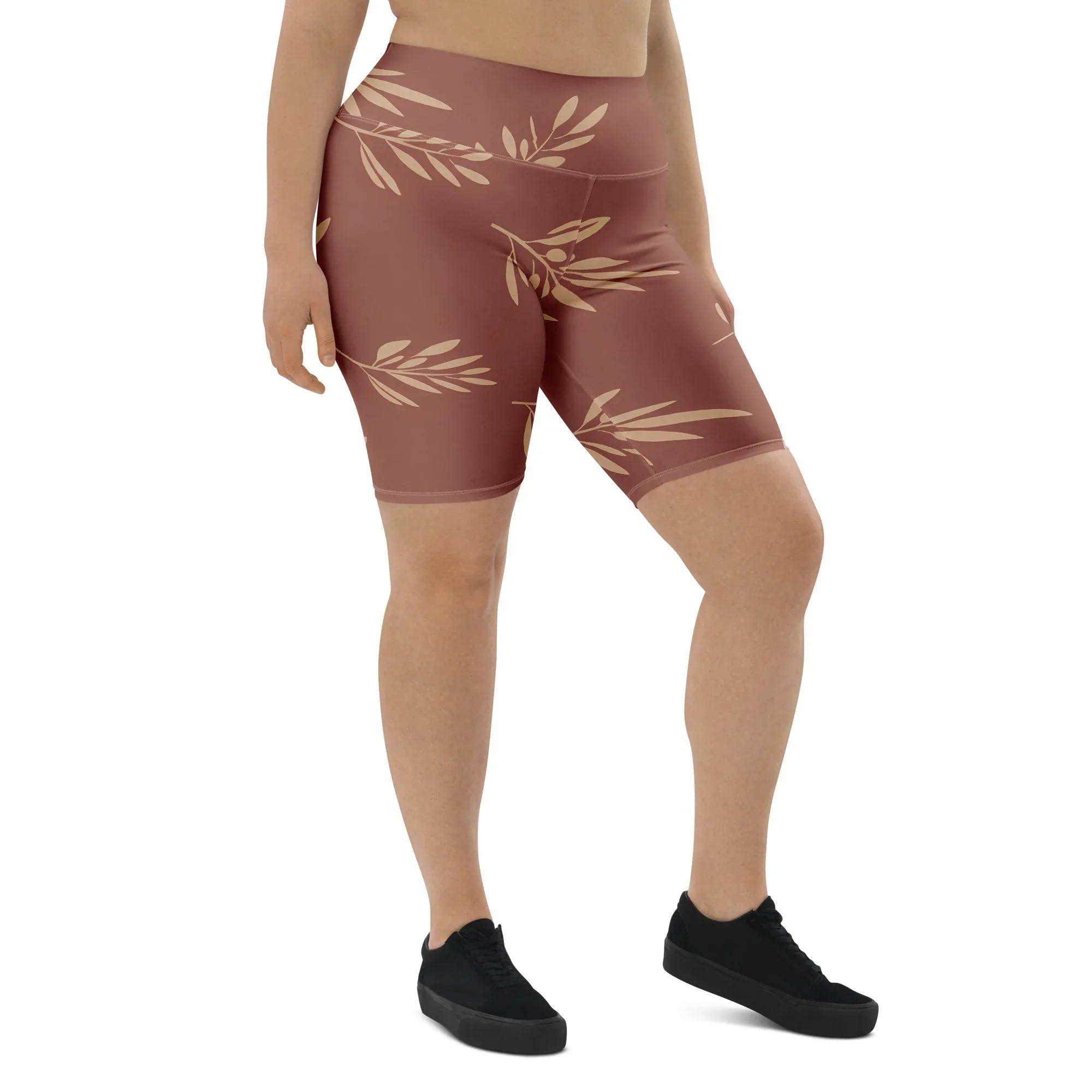 Biker Shorts Biker Shorts AwRans Clothing all-over-print-biker-shorts-white-right-front-6880e2e8d8d38