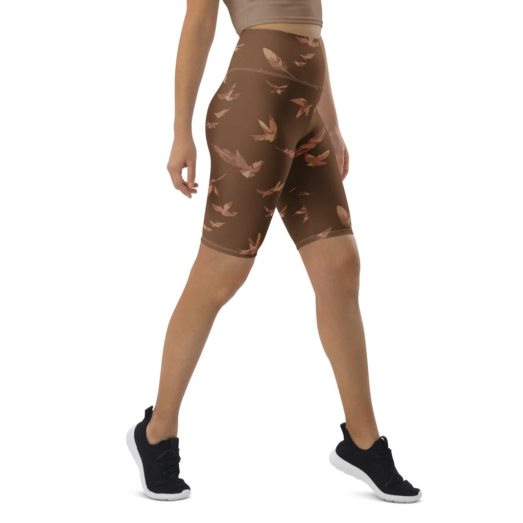Biker Shorts Biker Shorts AwRans Clothing all-over-print-biker-shorts-white-right-front-6880e4e60ac6d