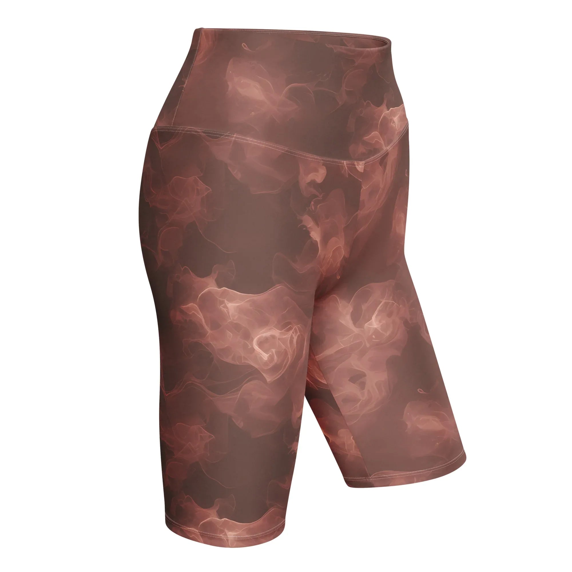 Biker Shorts Biker Shorts AwRans Clothing all-over-print-biker-shorts-white-right-front-6880e7d680219
