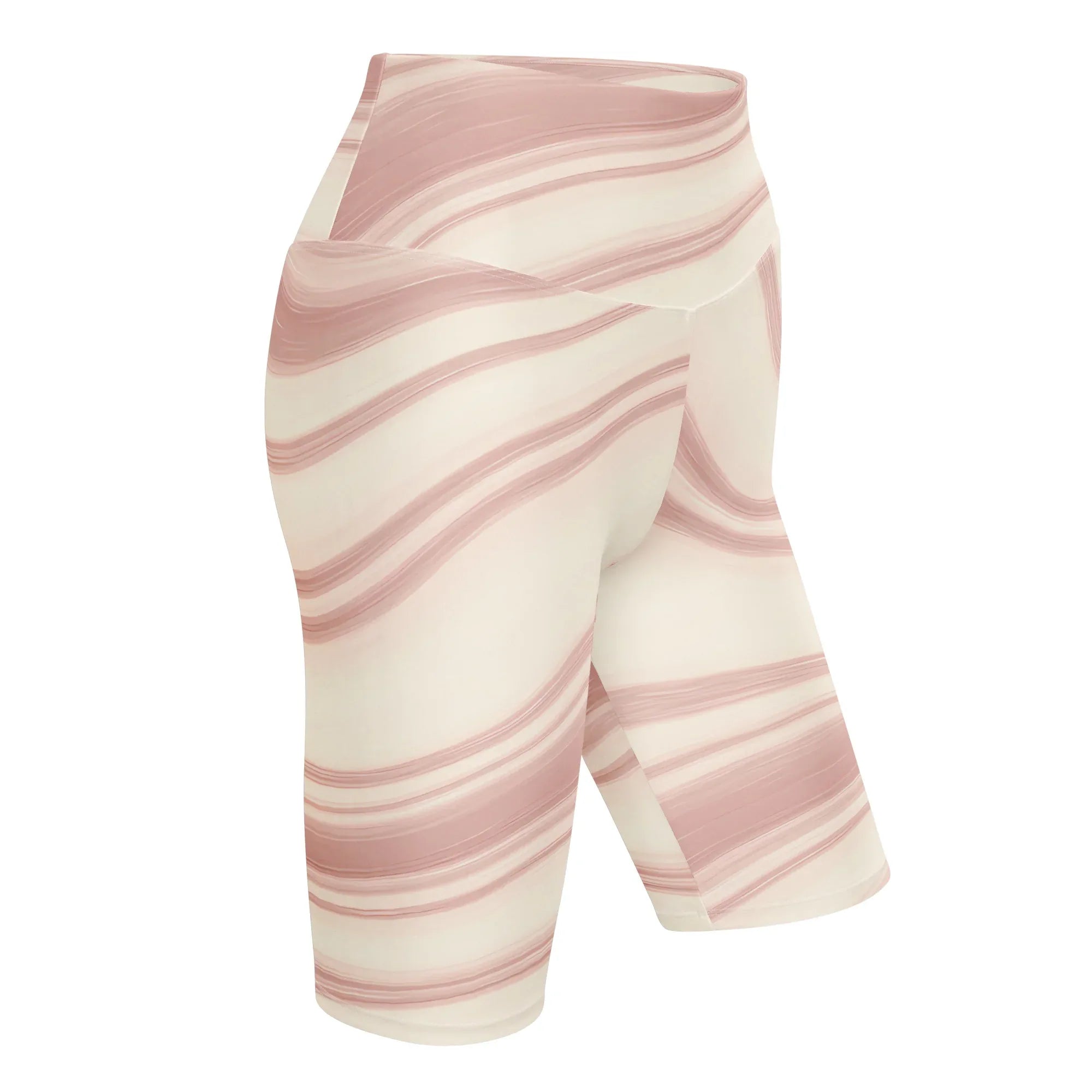 Biker Shorts Biker Shorts AwRans Clothing all-over-print-biker-shorts-white-right-front-6880ebe5879cc