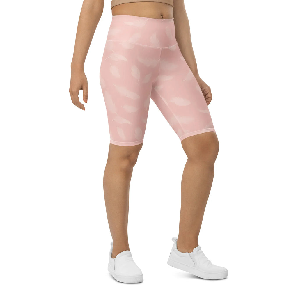 Biker Shorts Biker Shorts AwRans Clothing all-over-print-biker-shorts-white-right-front-6880ec1c98036