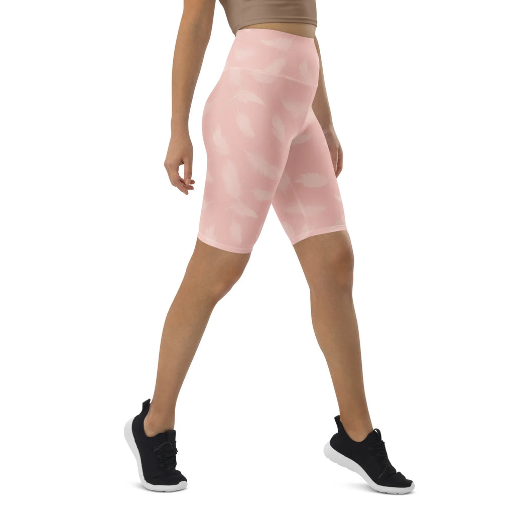 Biker Shorts Biker Shorts AwRans Clothing all-over-print-biker-shorts-white-right-front-6880ec1c9824c