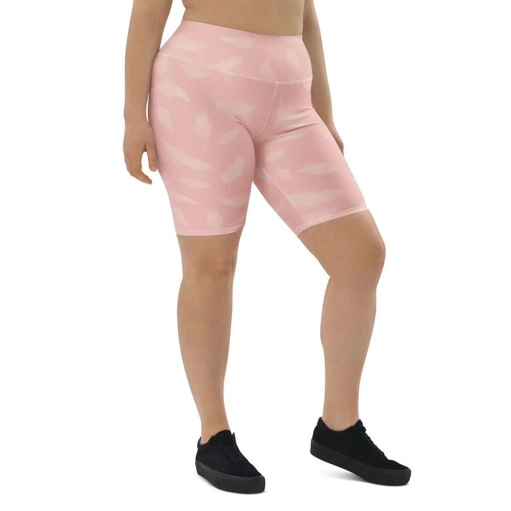 Biker Shorts Biker Shorts AwRans Clothing all-over-print-biker-shorts-white-right-front-6880ec1c98454