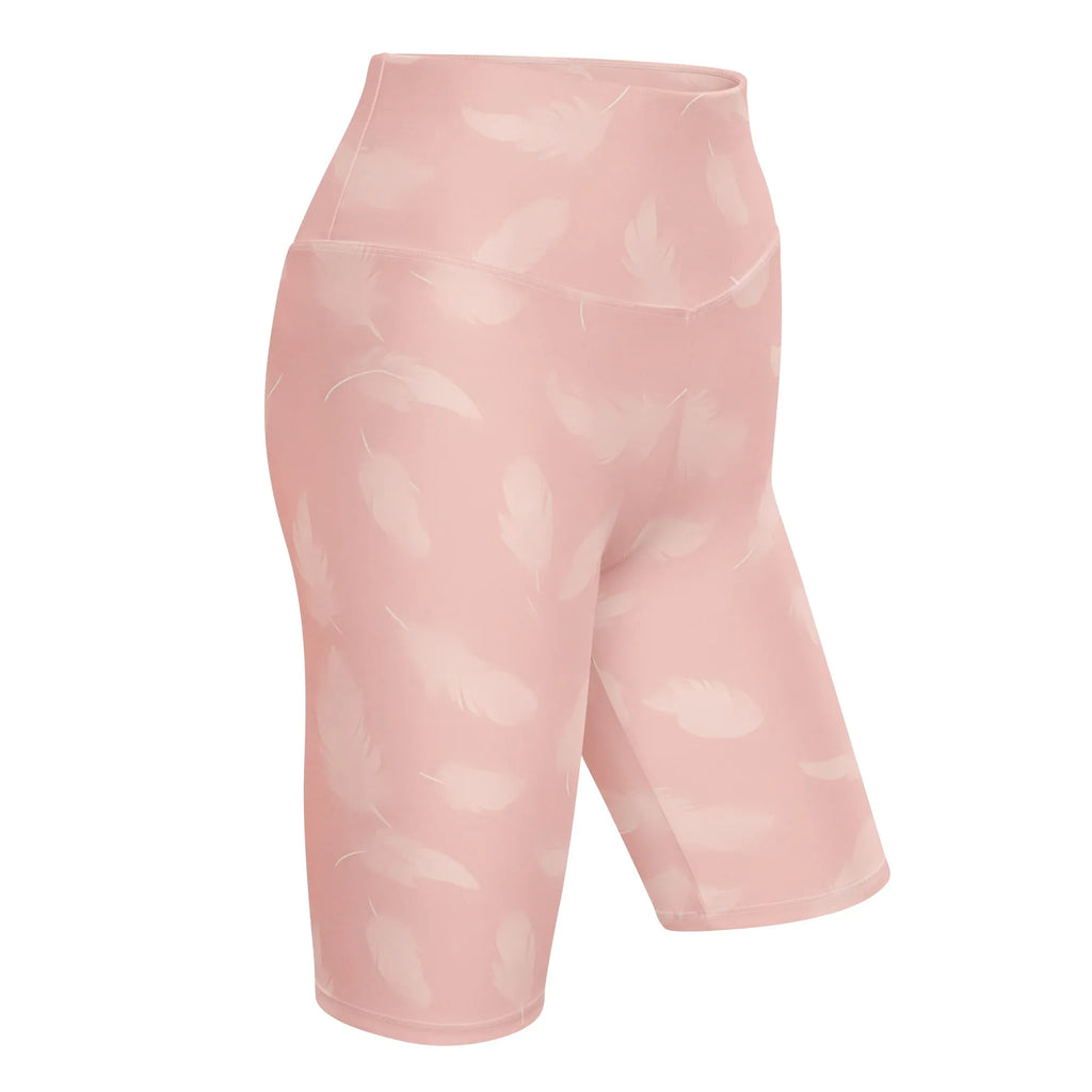 Biker Shorts Biker Shorts AwRans Clothing all-over-print-biker-shorts-white-right-front-6880ec1c9864f
