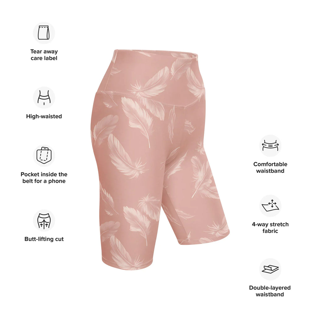Biker Shorts Biker Shorts AwRans Clothing all-over-print-biker-shorts-white-right-front-6880ec5662dd5