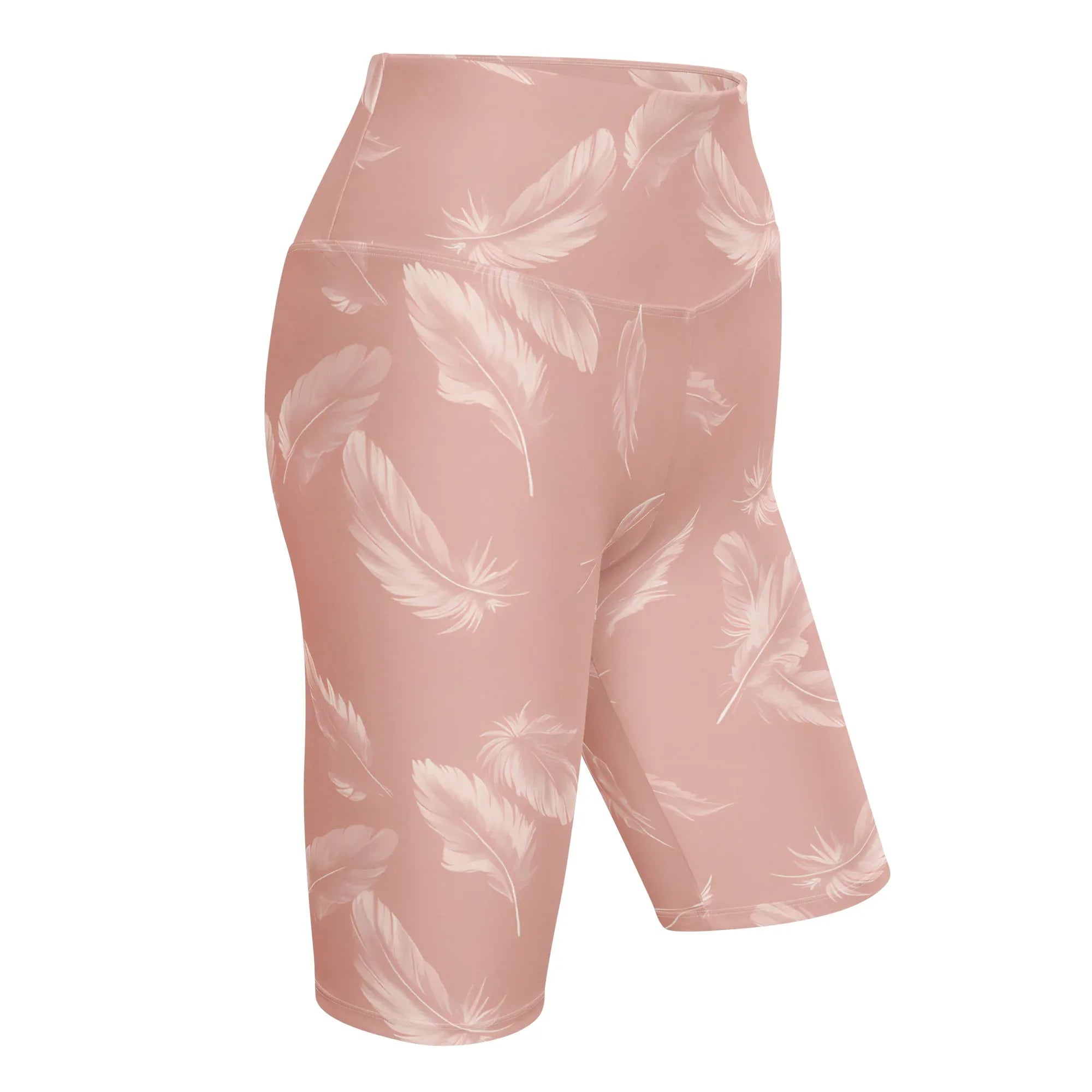 Biker Shorts Biker Shorts AwRans Clothing all-over-print-biker-shorts-white-right-front-6880ec56636a7