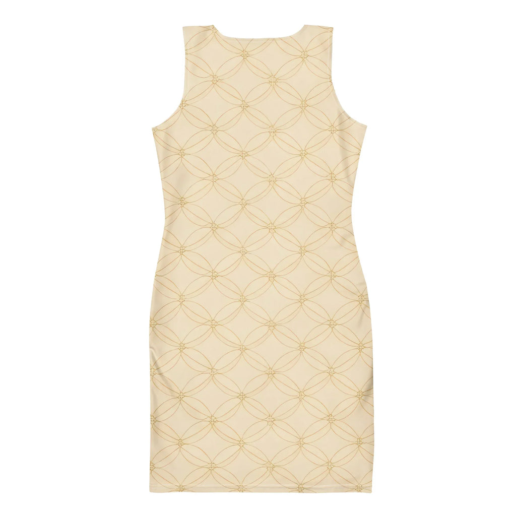 Bodycon Dress Bodycon dress AwRans Clothing all-over-print-bodycon-dress-white-back-689b93f8b15fc