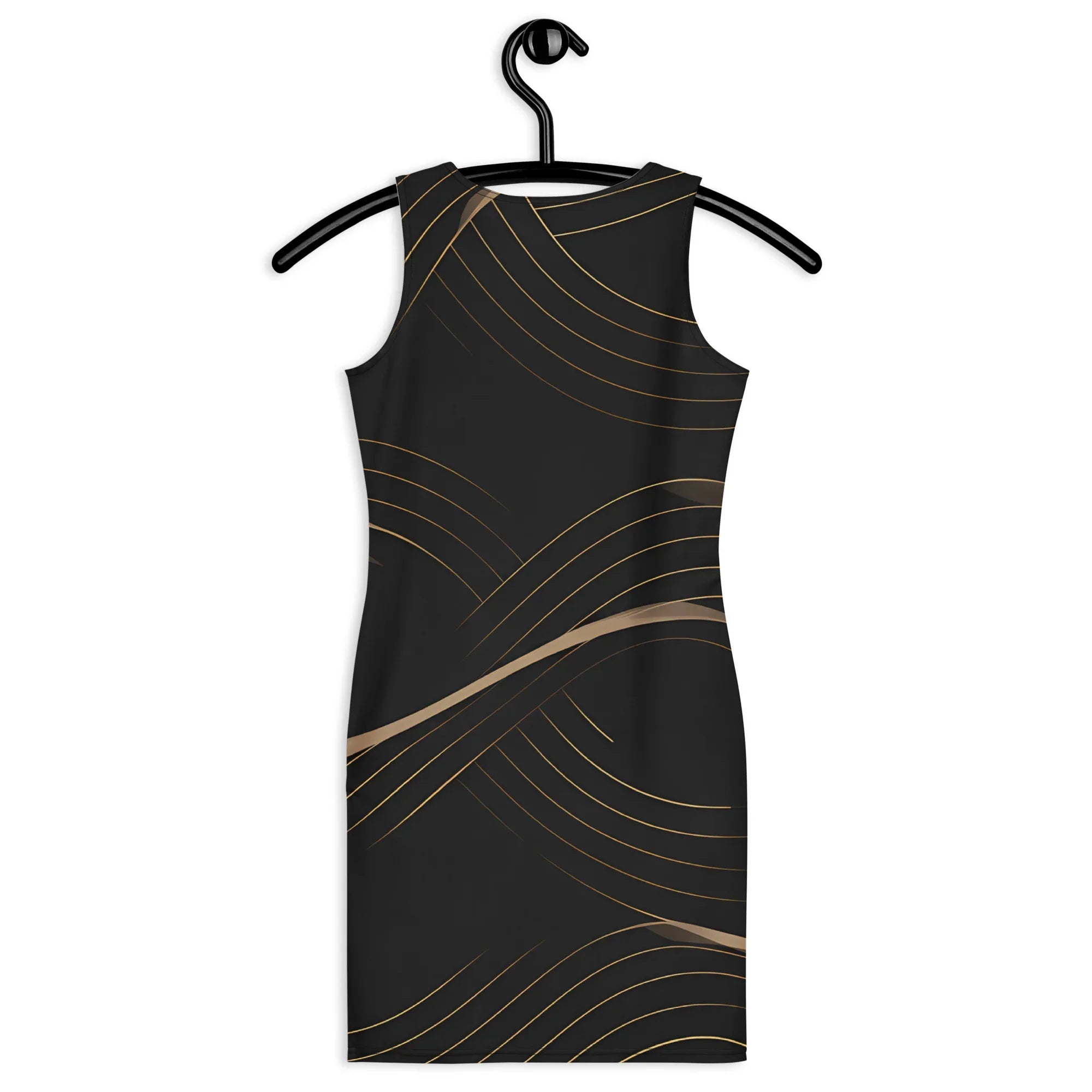 Bodycon Dress Bodycon dress AwRans Clothing all-over-print-bodycon-dress-white-back-689b94290b7d3