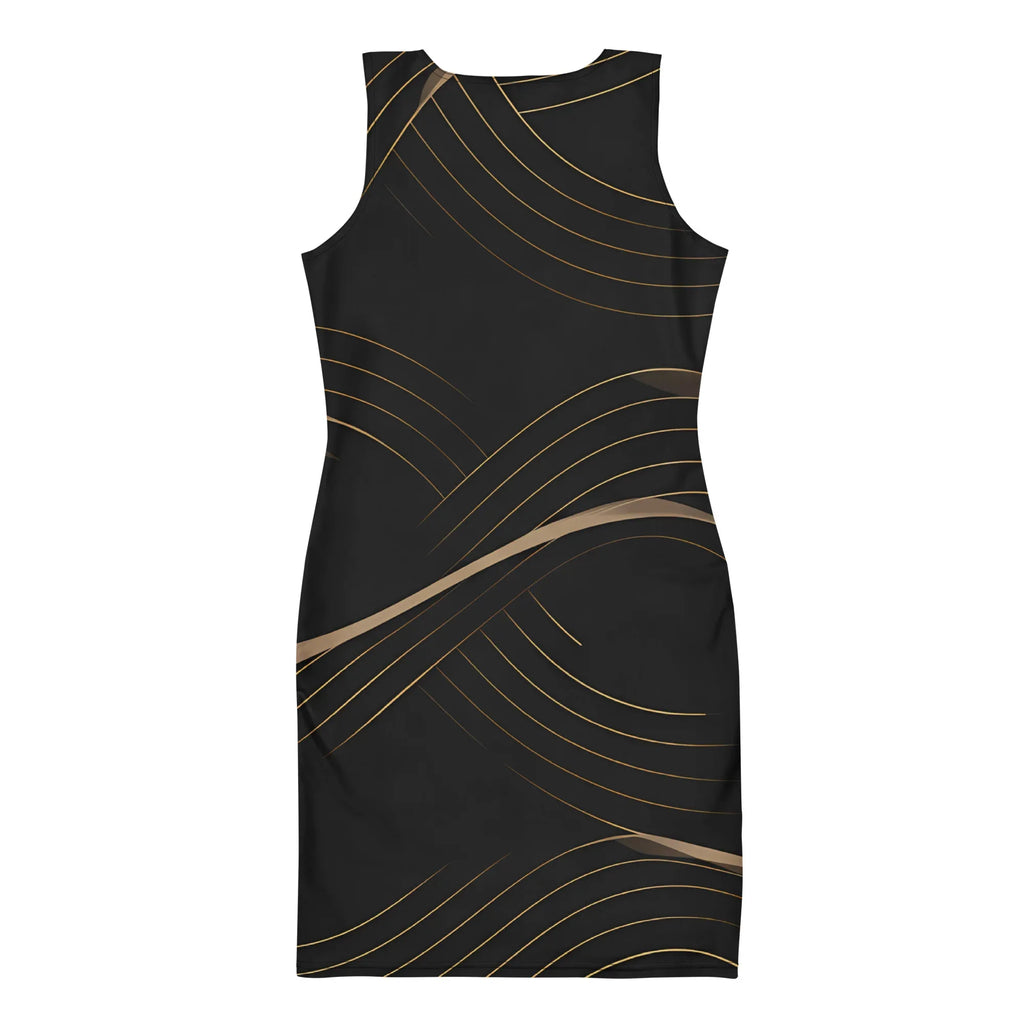 Bodycon Dress Bodycon dress AwRans Clothing all-over-print-bodycon-dress-white-back-689b94290b9bd