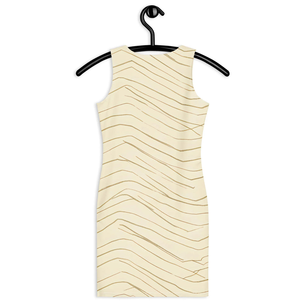 Bodycon Dress Bodycon dress AwRans Clothing all-over-print-bodycon-dress-white-back-689b945b043ed