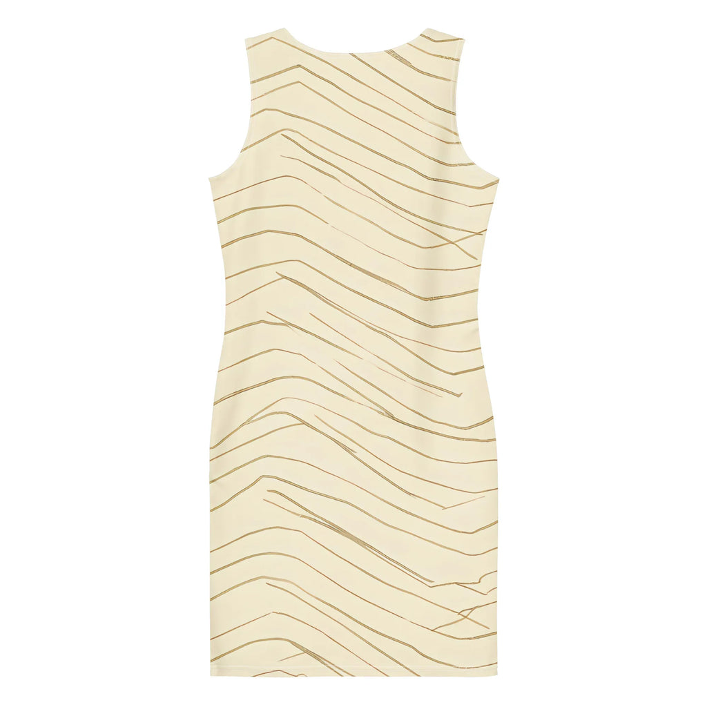 Bodycon Dress Bodycon dress AwRans Clothing all-over-print-bodycon-dress-white-back-689b945b04503