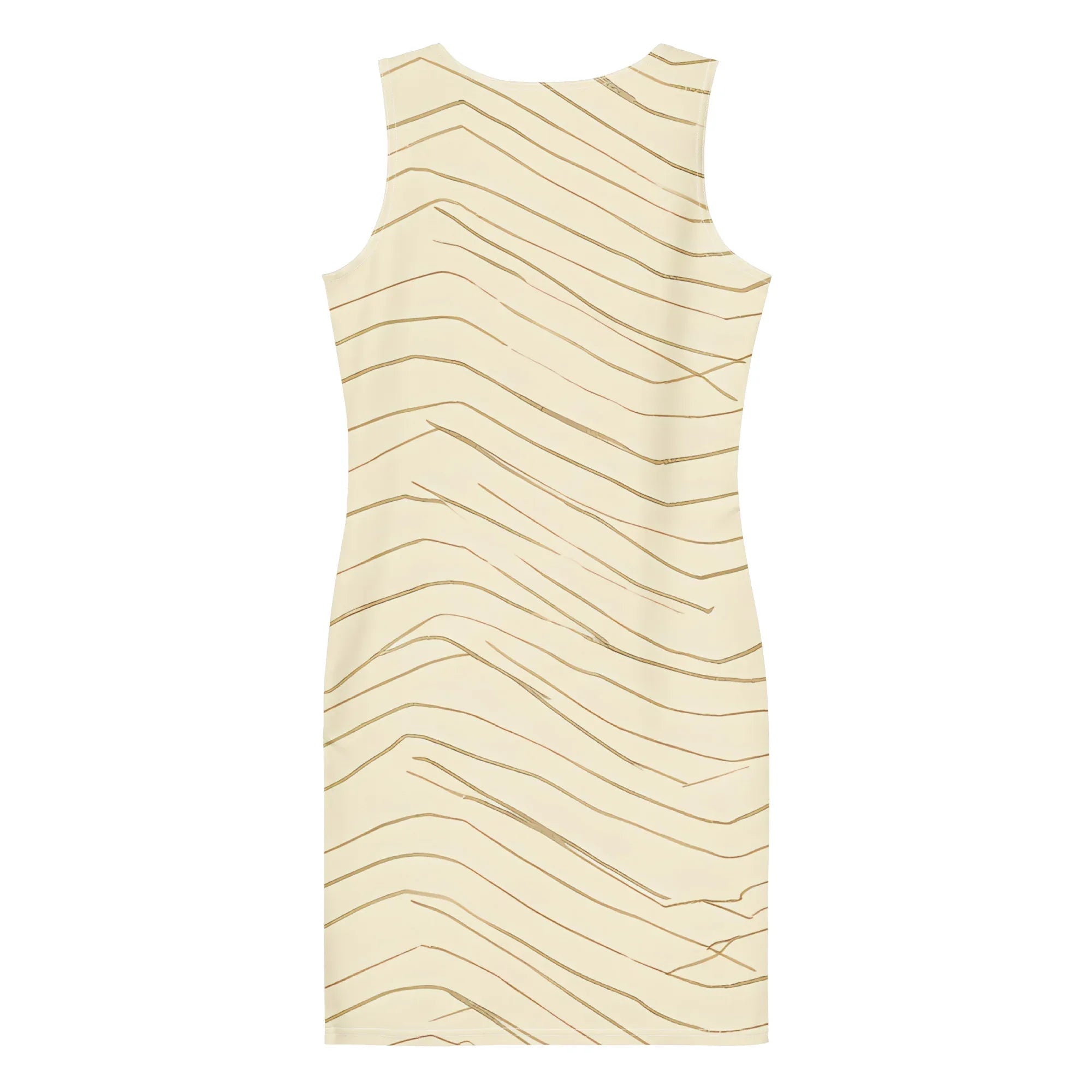 Bodycon Dress Bodycon dress AwRans Clothing all-over-print-bodycon-dress-white-back-689b945b04503