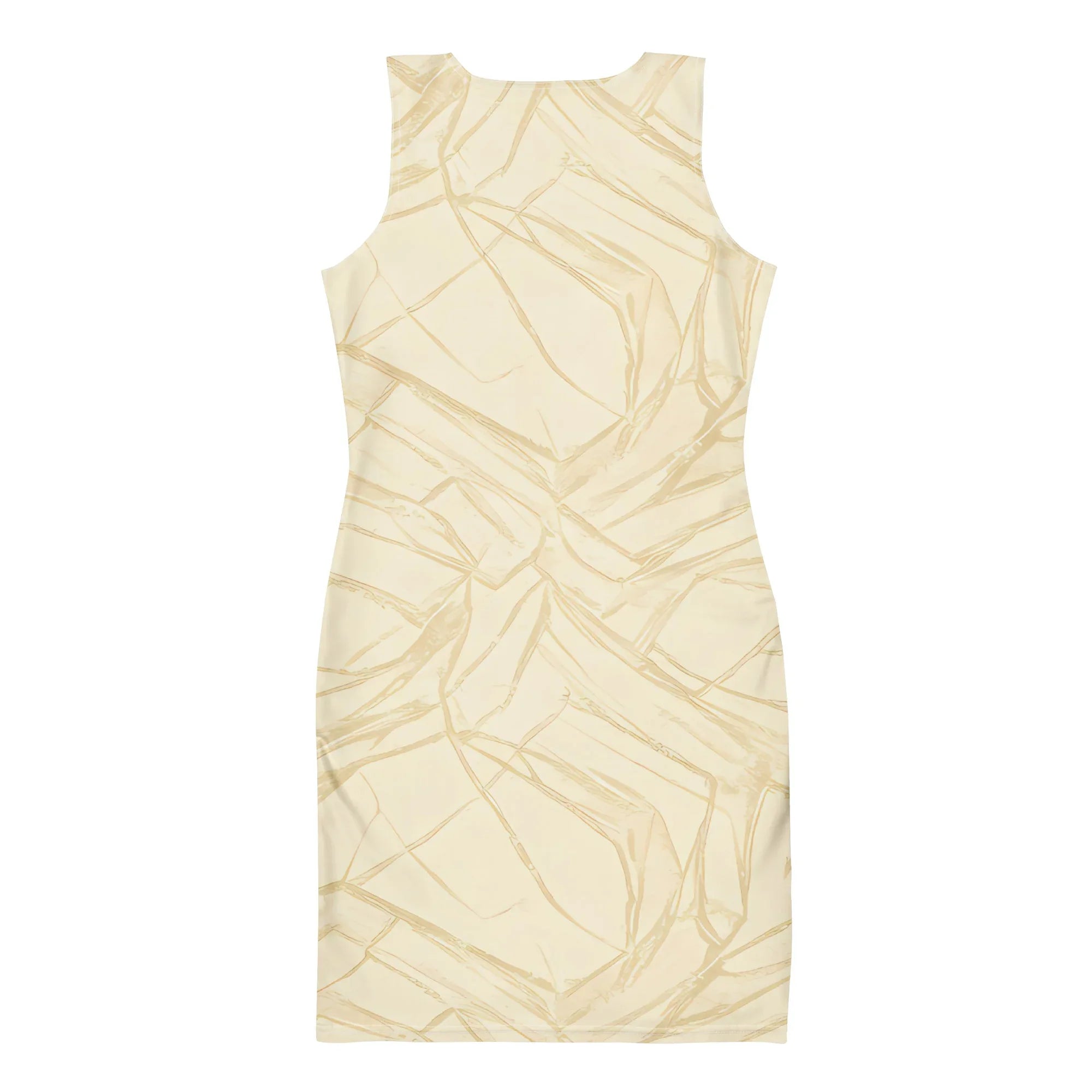 Bodycon Dress Bodycon dress AwRans Clothing all-over-print-bodycon-dress-white-back-689b948d88b74