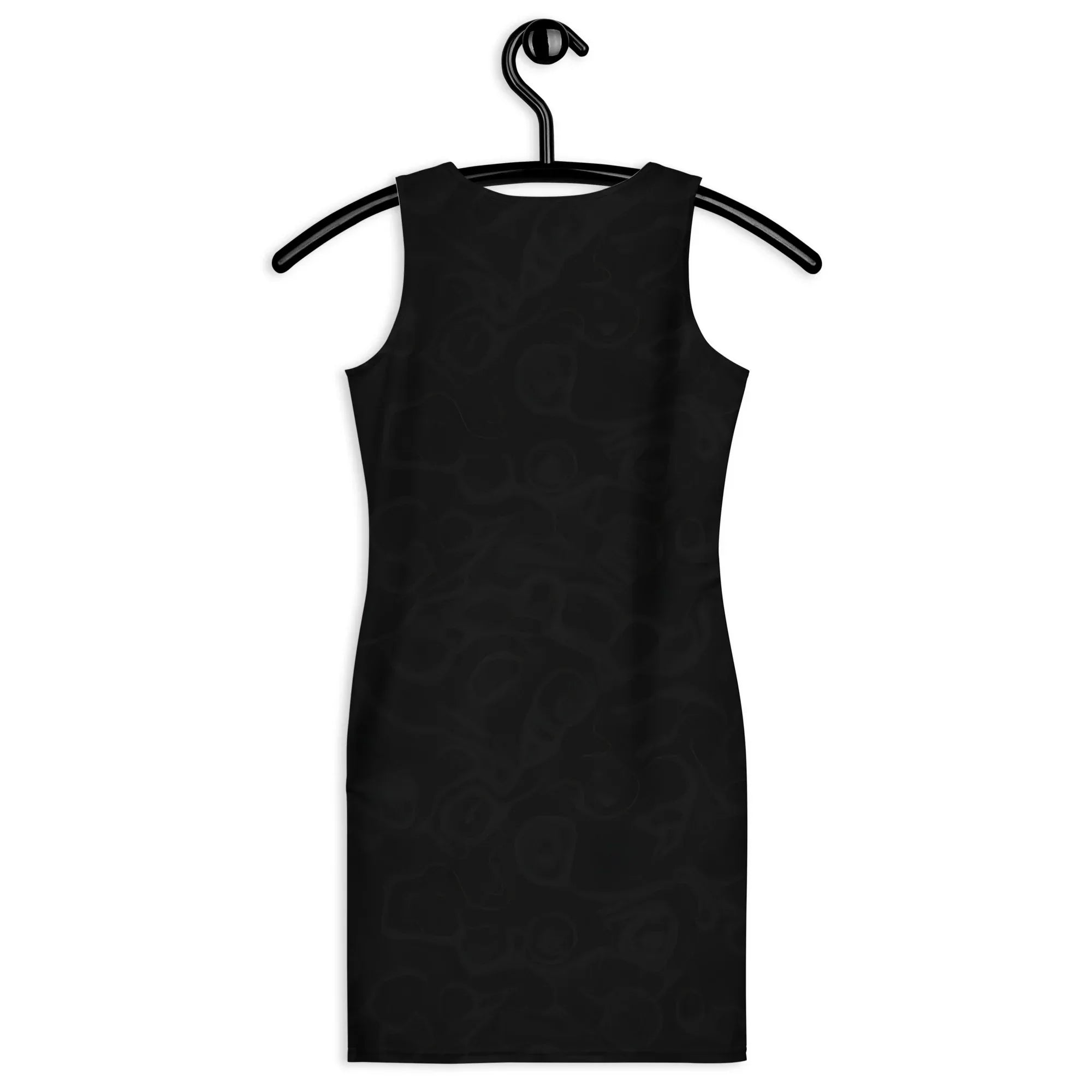 Bodycon Dress Bodycon dress AwRans Clothing all-over-print-bodycon-dress-white-back-689b94bf62697