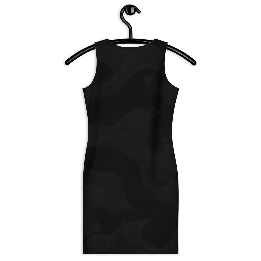 Bodycon Dress Bodycon dress AwRans Clothing all-over-print-bodycon-dress-white-back-689b94efad518