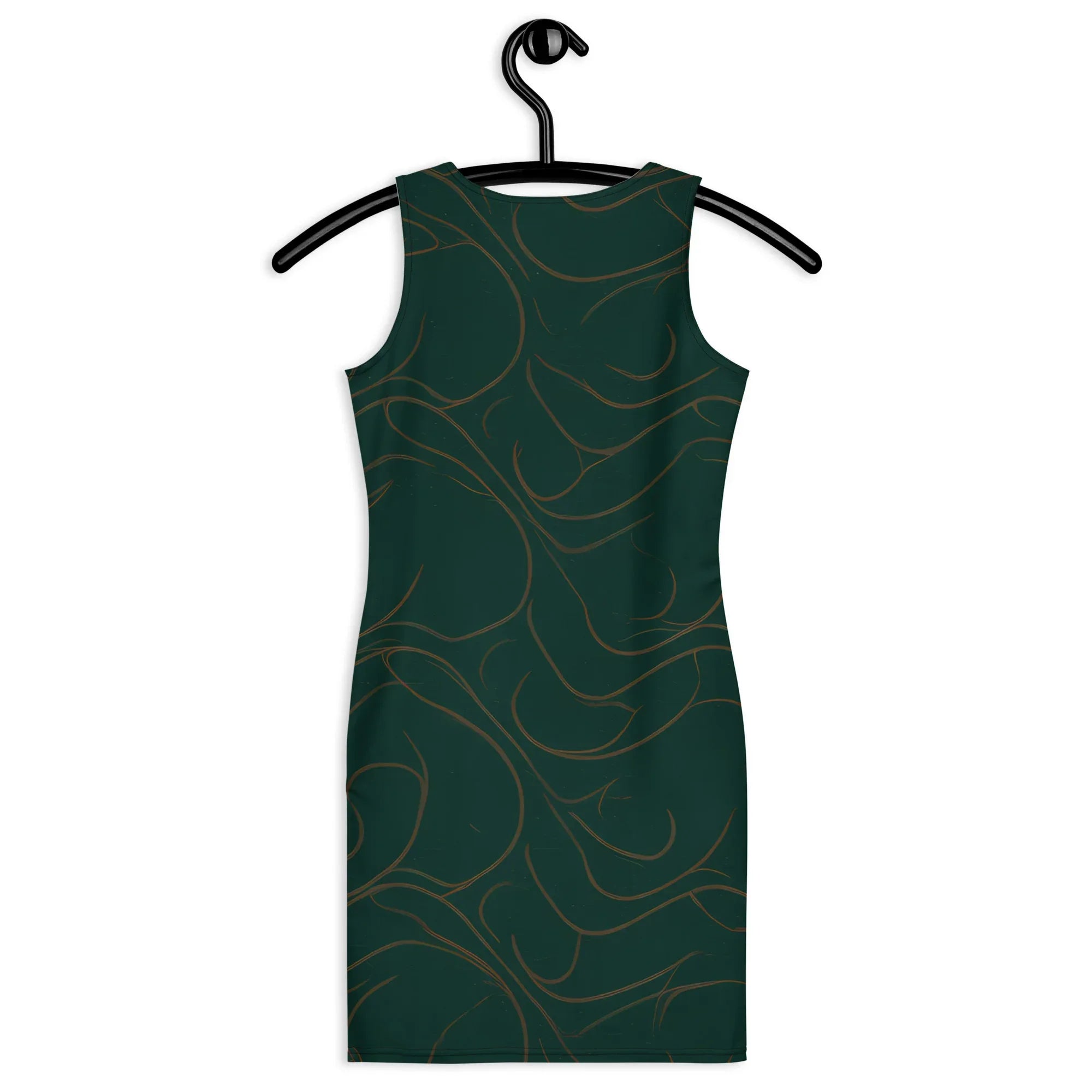 Bodycon Dress Bodycon dress AwRans Clothing all-over-print-bodycon-dress-white-back-689b955272e25