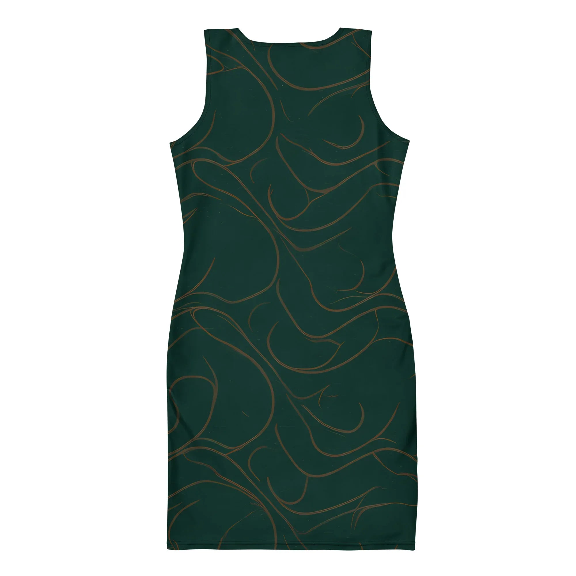 Bodycon Dress Bodycon dress AwRans Clothing all-over-print-bodycon-dress-white-back-689b955272ff3