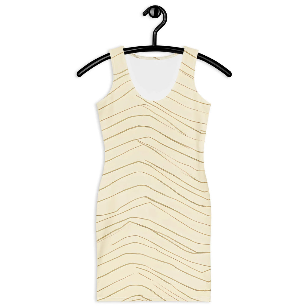 Bodycon Dress Bodycon dress AwRans Clothing all-over-print-bodycon-dress-white-front-689b945b04479