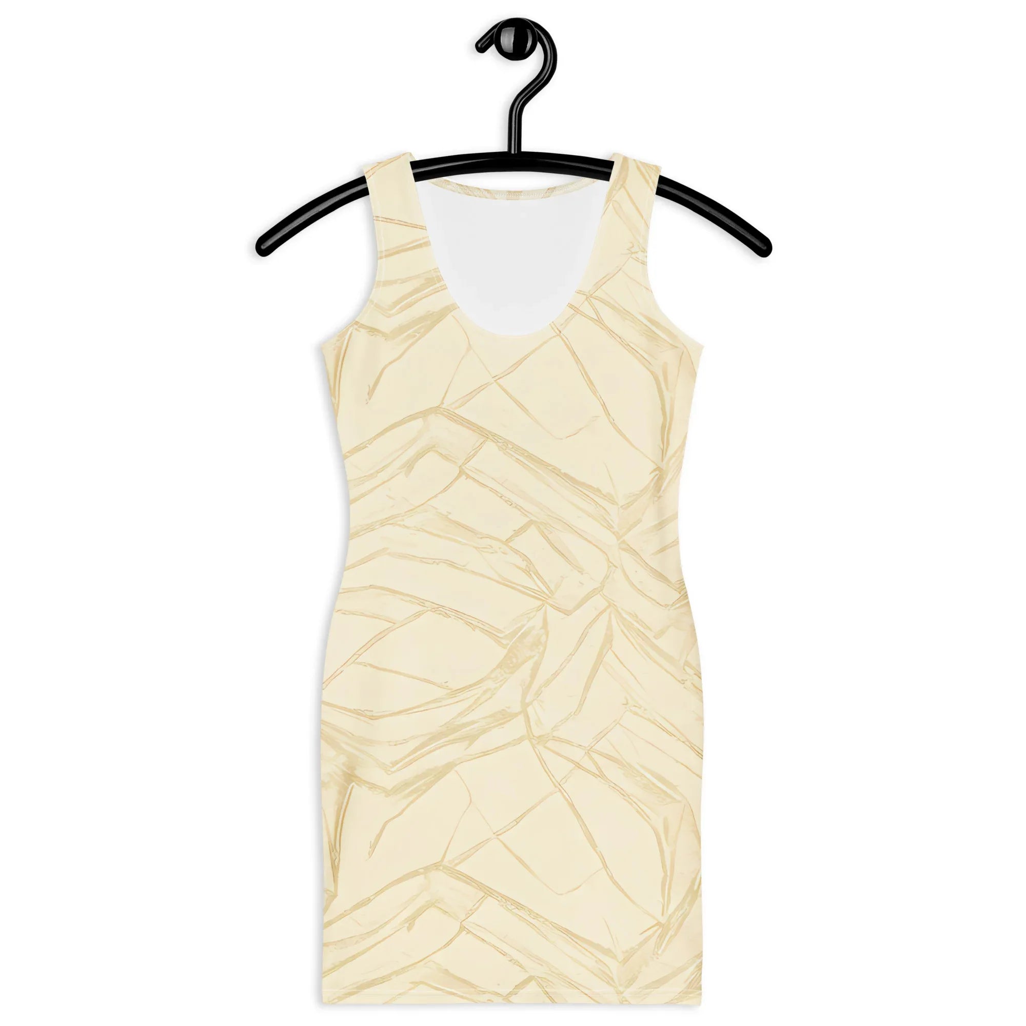 Bodycon Dress Bodycon dress AwRans Clothing all-over-print-bodycon-dress-white-front-689b948d88a18