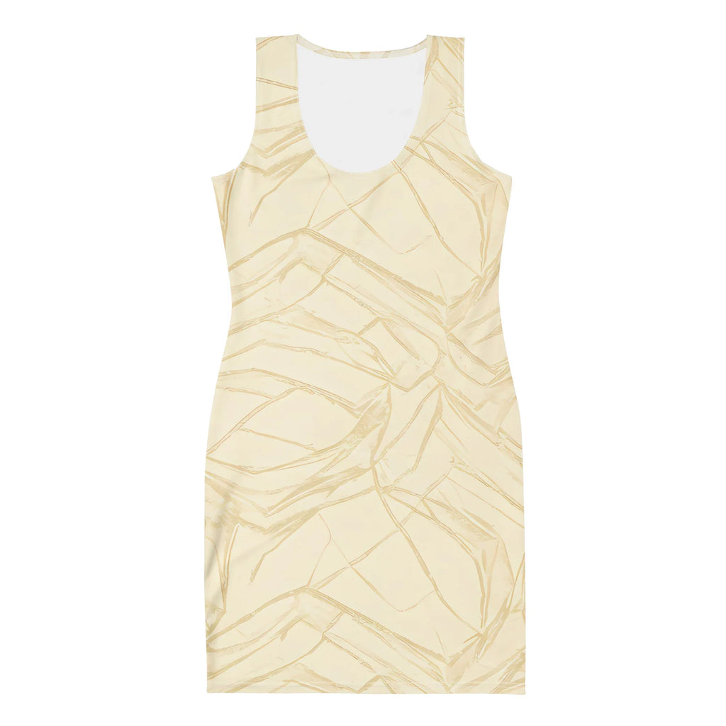 Bodycon Dress Bodycon dress AwRans Clothing all-over-print-bodycon-dress-white-front-689b948d88be5