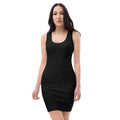Bodycon Dress XL Bodycon dress AwRans Clothing all-over-print-bodycon-dress-white-front-689b94bf61c18