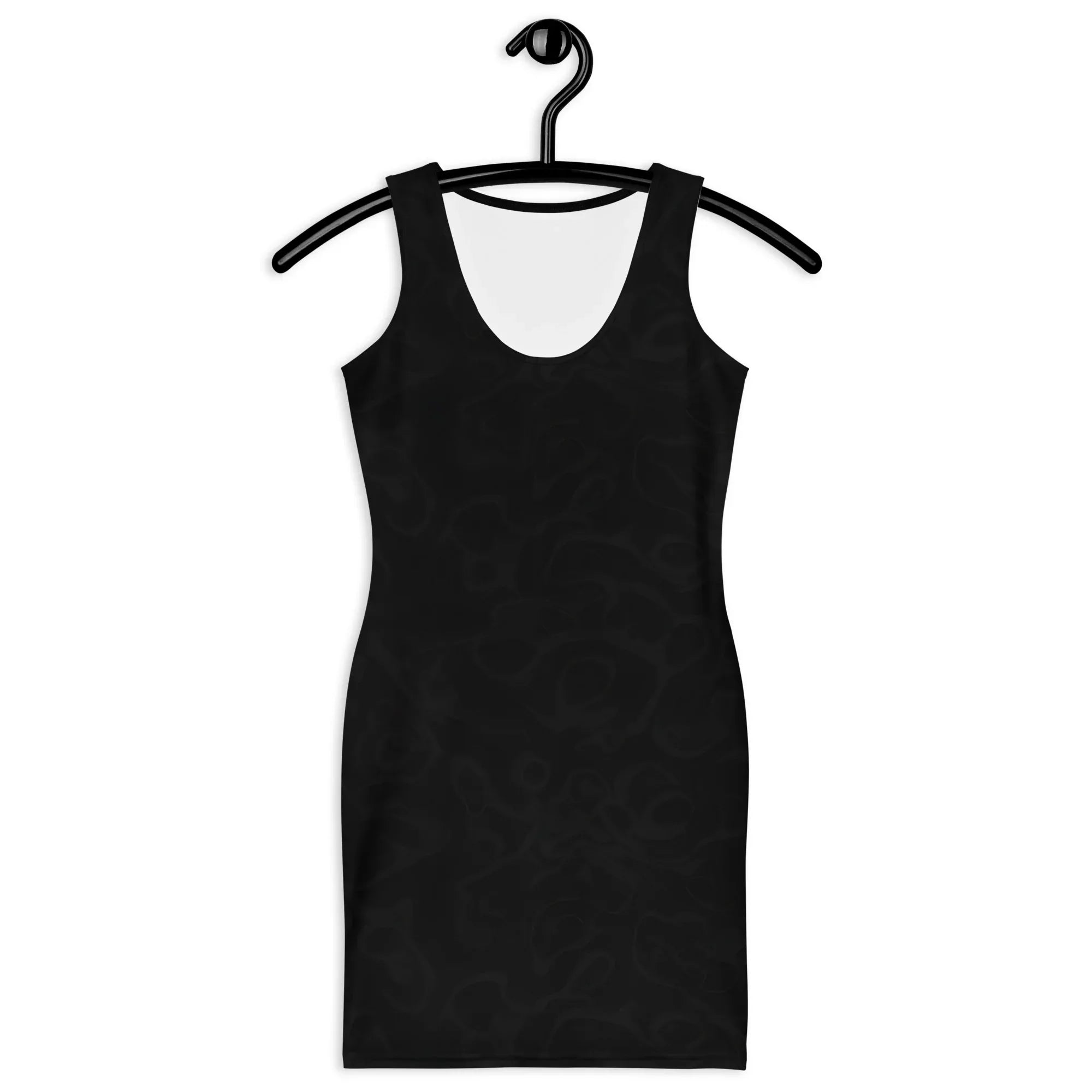 Bodycon Dress Bodycon dress AwRans Clothing all-over-print-bodycon-dress-white-front-689b94bf6275f