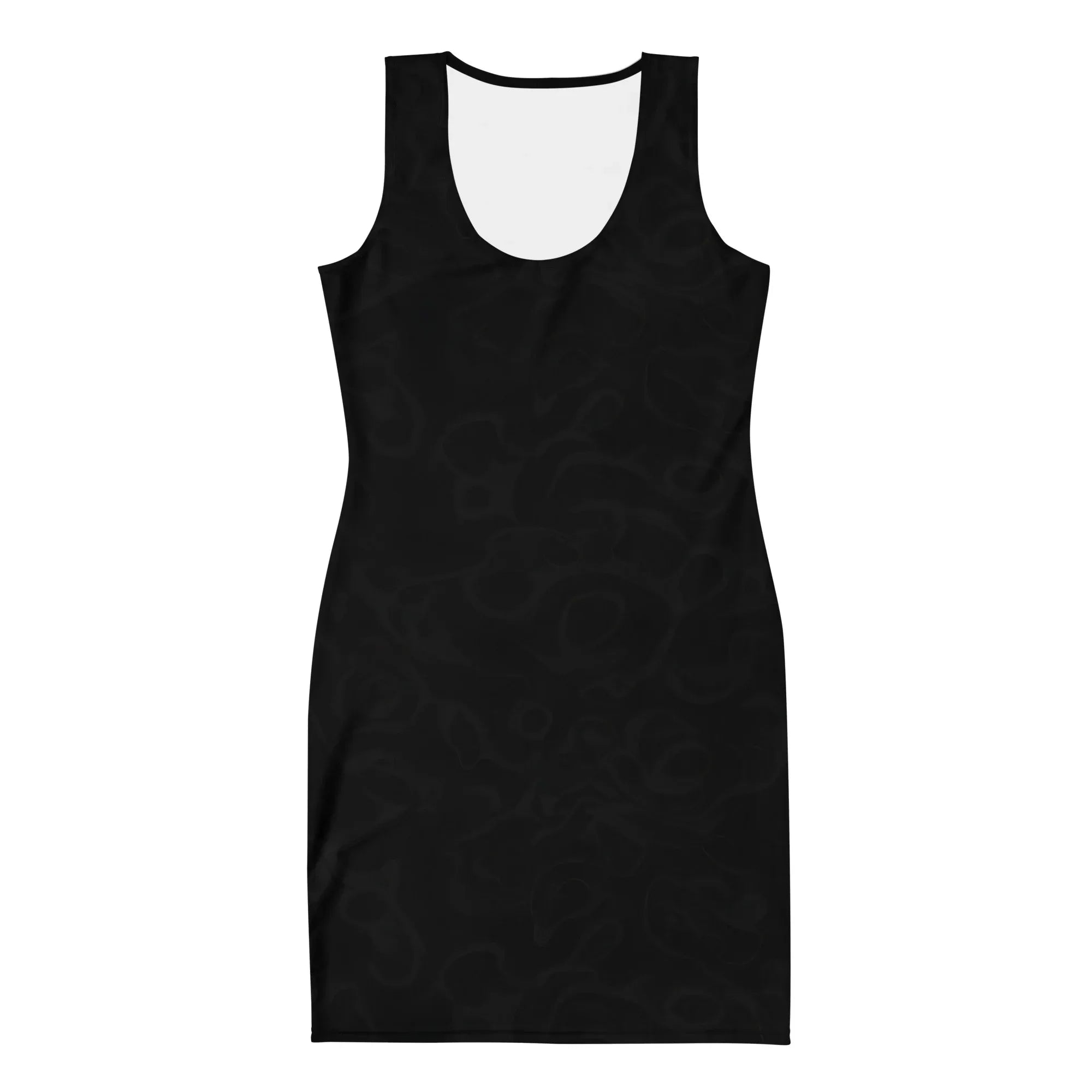 Bodycon Dress Bodycon dress AwRans Clothing all-over-print-bodycon-dress-white-front-689b94bf62a83