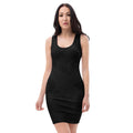Bodycon Dress XL Bodycon dress AwRans Clothing all-over-print-bodycon-dress-white-front-689b94efacc5c