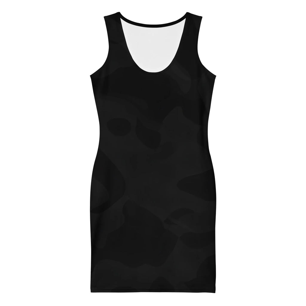 Bodycon Dress Bodycon dress AwRans Clothing all-over-print-bodycon-dress-white-front-689b94efad7cb