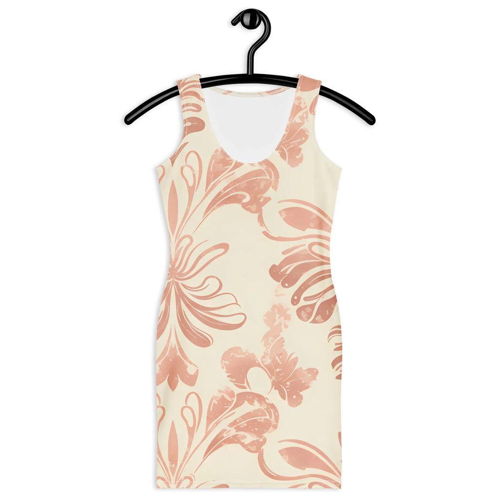 Bodycon Dress Bodycon dress AwRans Clothing all-over-print-bodycon-dress-white-front-689b952110fca