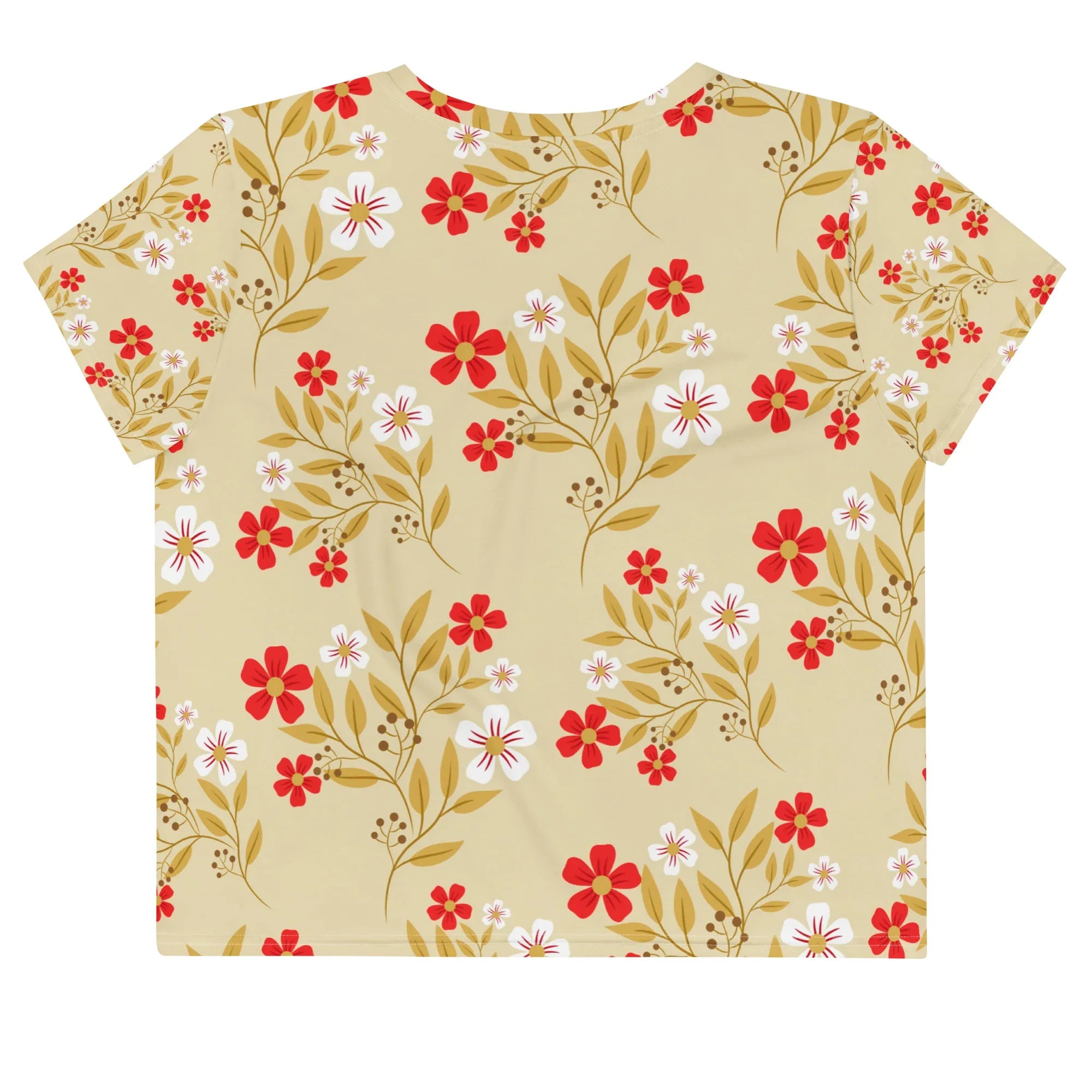 All-Over Print Crop Tee - AwRans Clothing