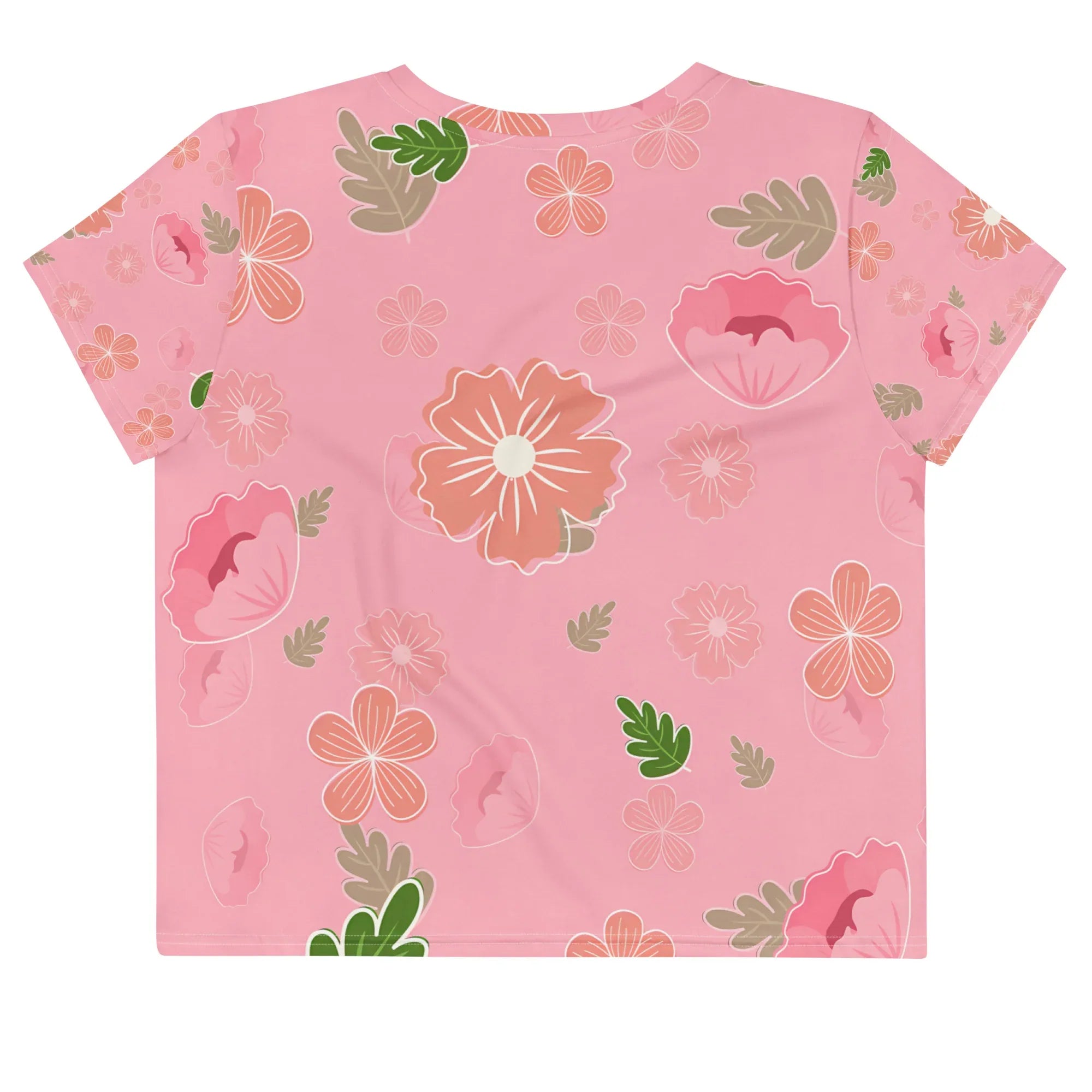 All-Over Print Crop Tee - AwRans Clothing