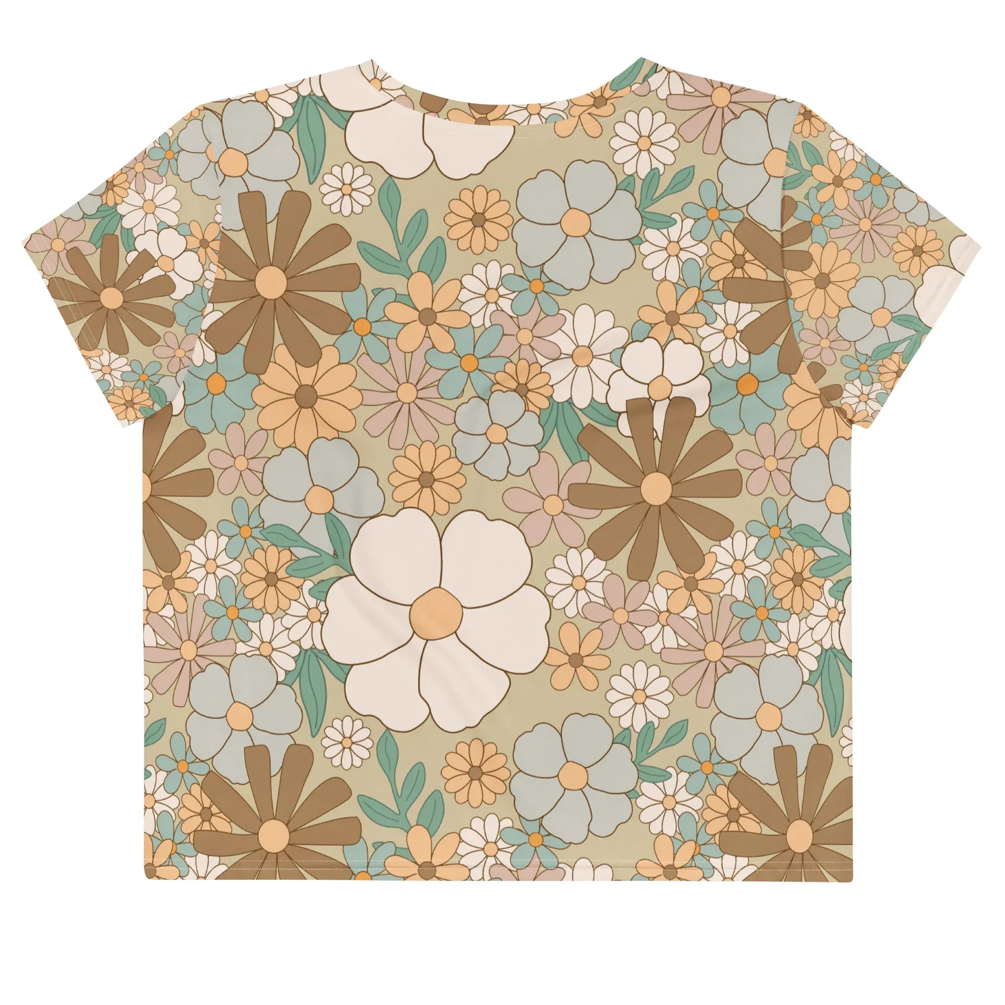 All-Over Print Crop Tee - AwRans Clothing
