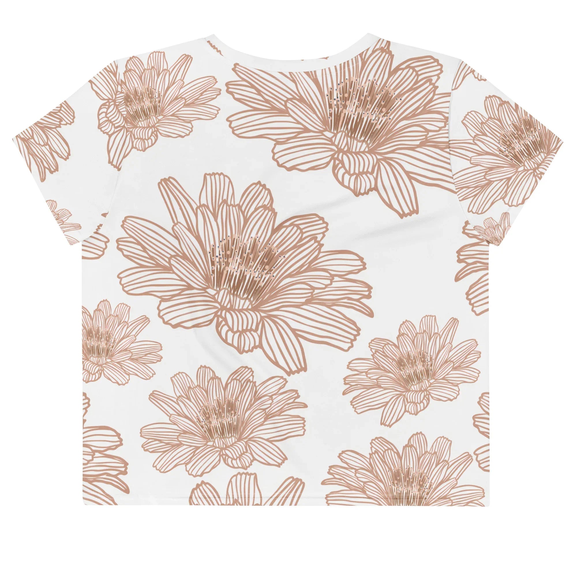 All-Over Print Crop Tee - AwRans Clothing