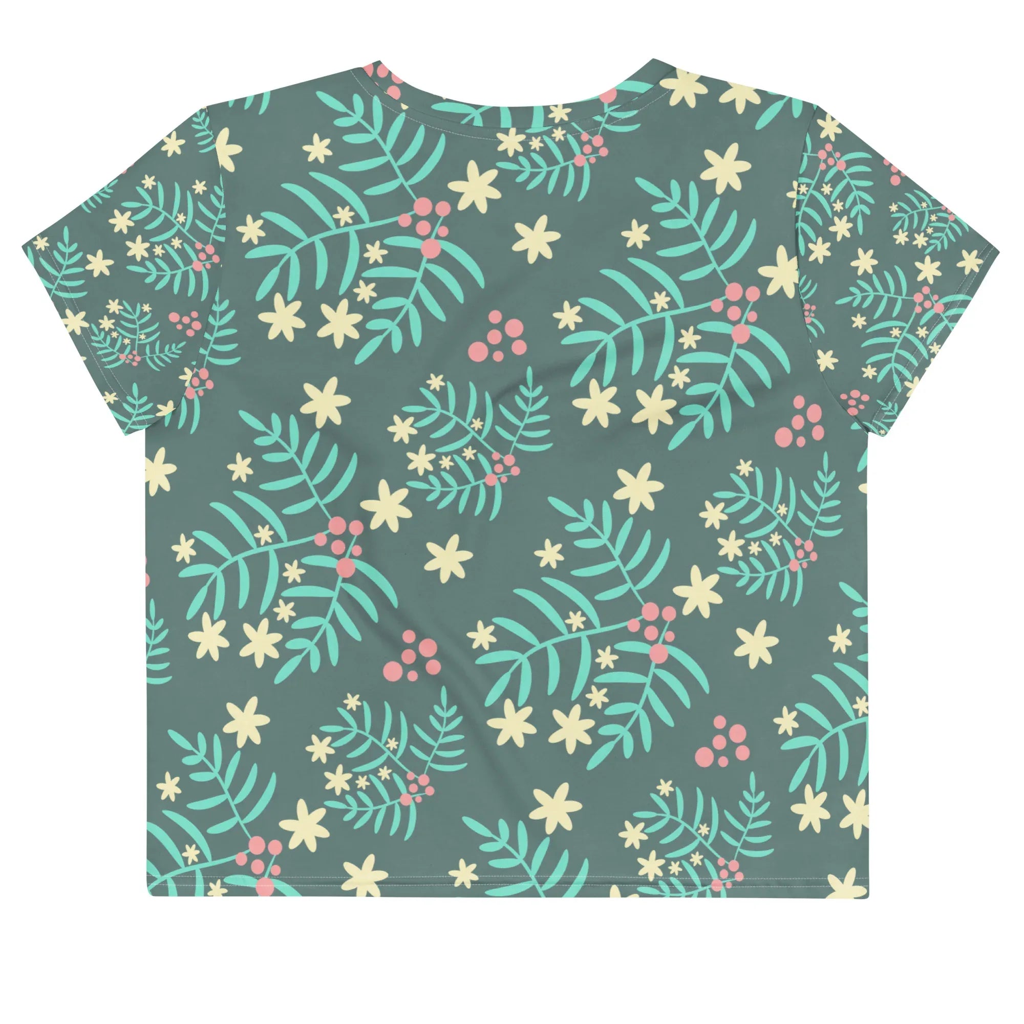 All-Over Print Crop Tee - AwRans Clothing