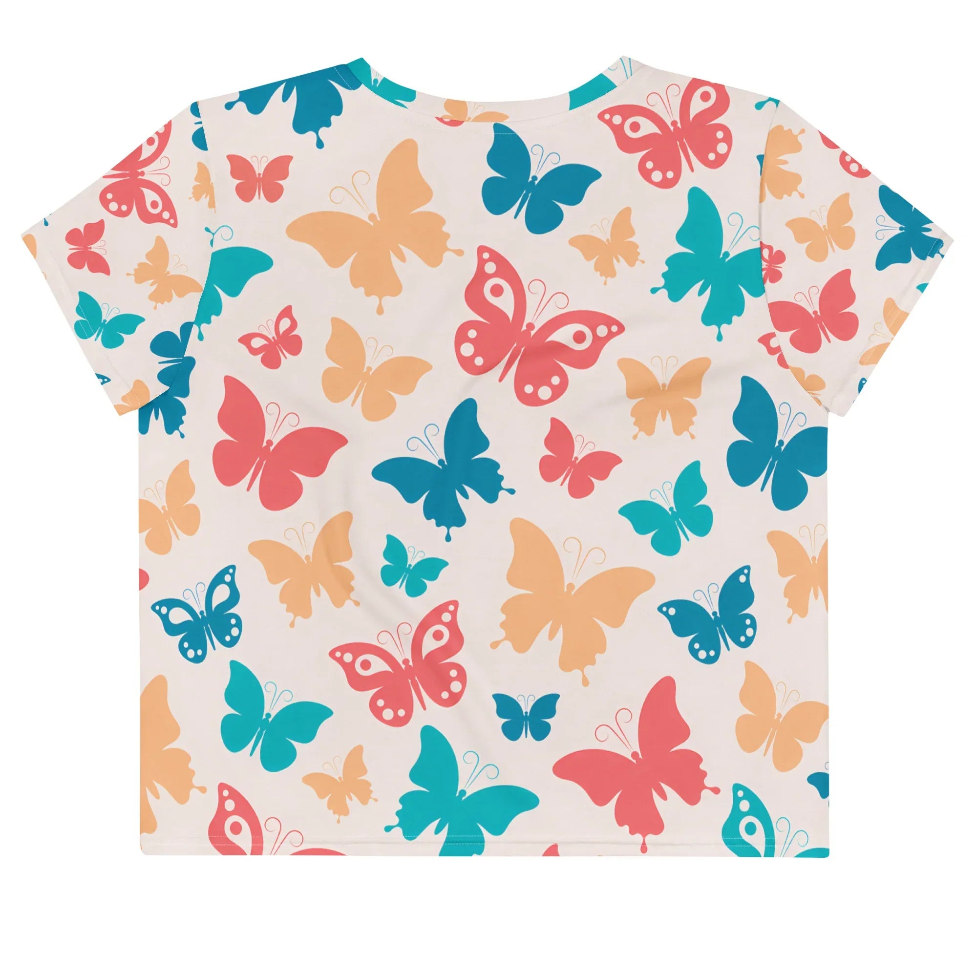 All-Over Print Crop Tee - AwRans Clothing