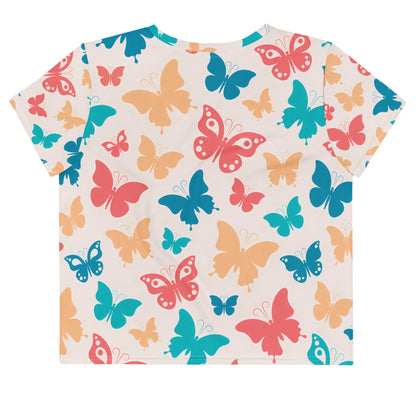 All-Over Print Crop Tee - AwRans Clothing