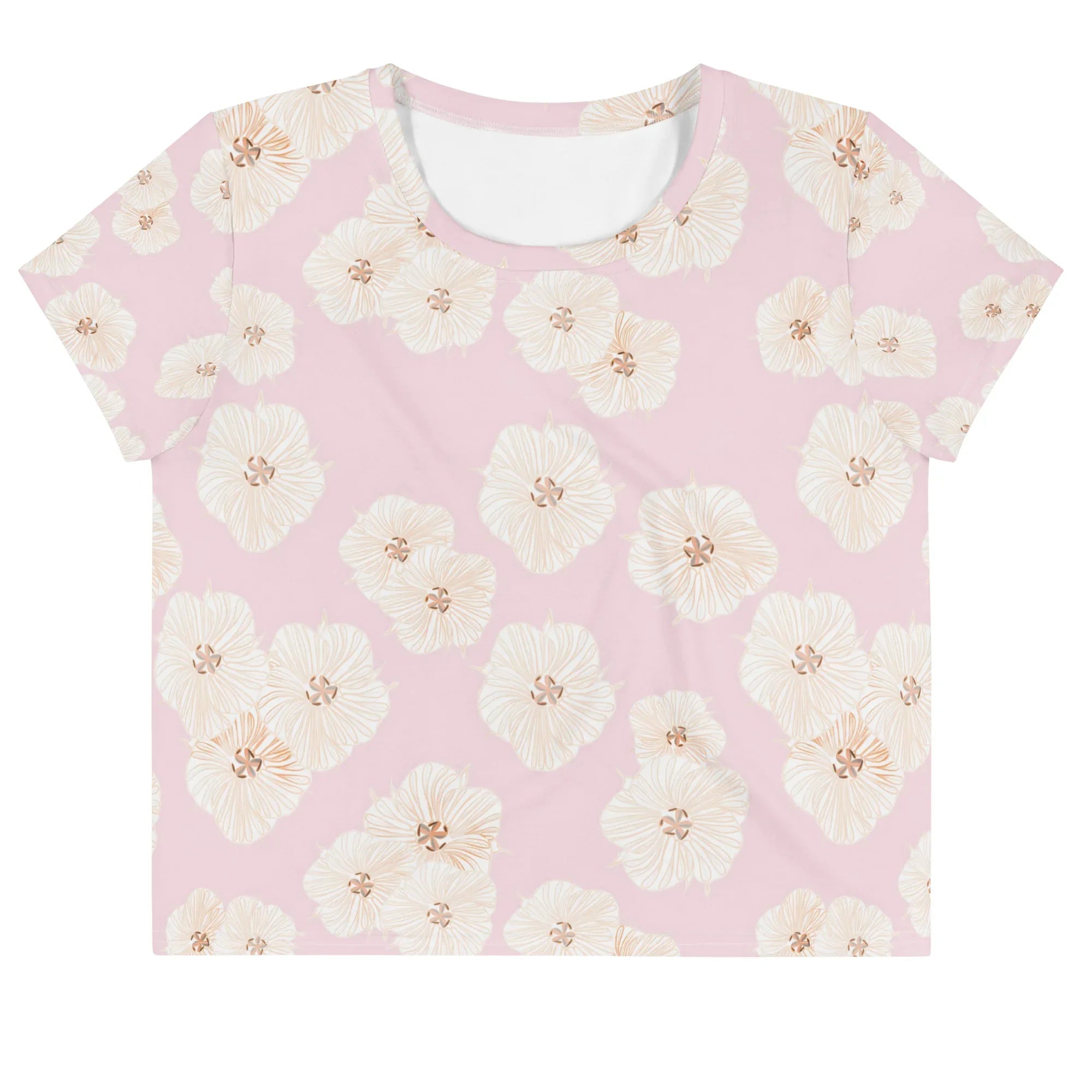 All-Over Print Crop Tee - AwRans Clothing