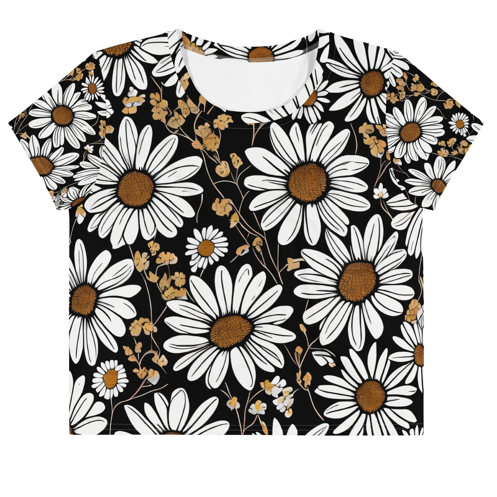 All-Over Print Crop Tee - AwRans Clothing