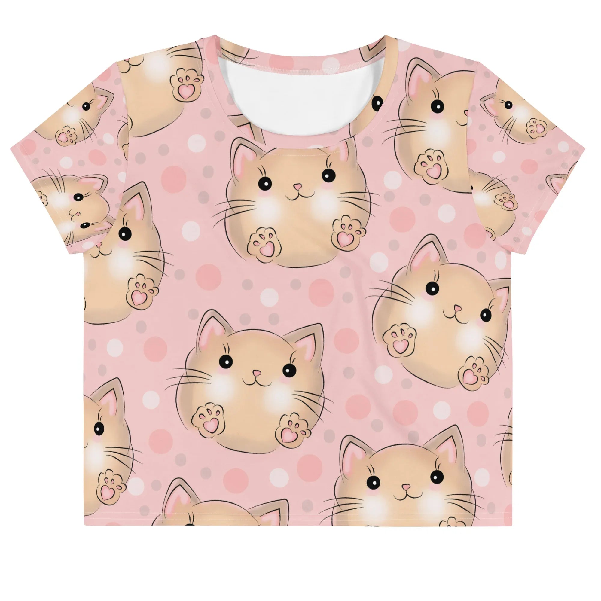 All-Over Print Crop Tee - AwRans Clothing
