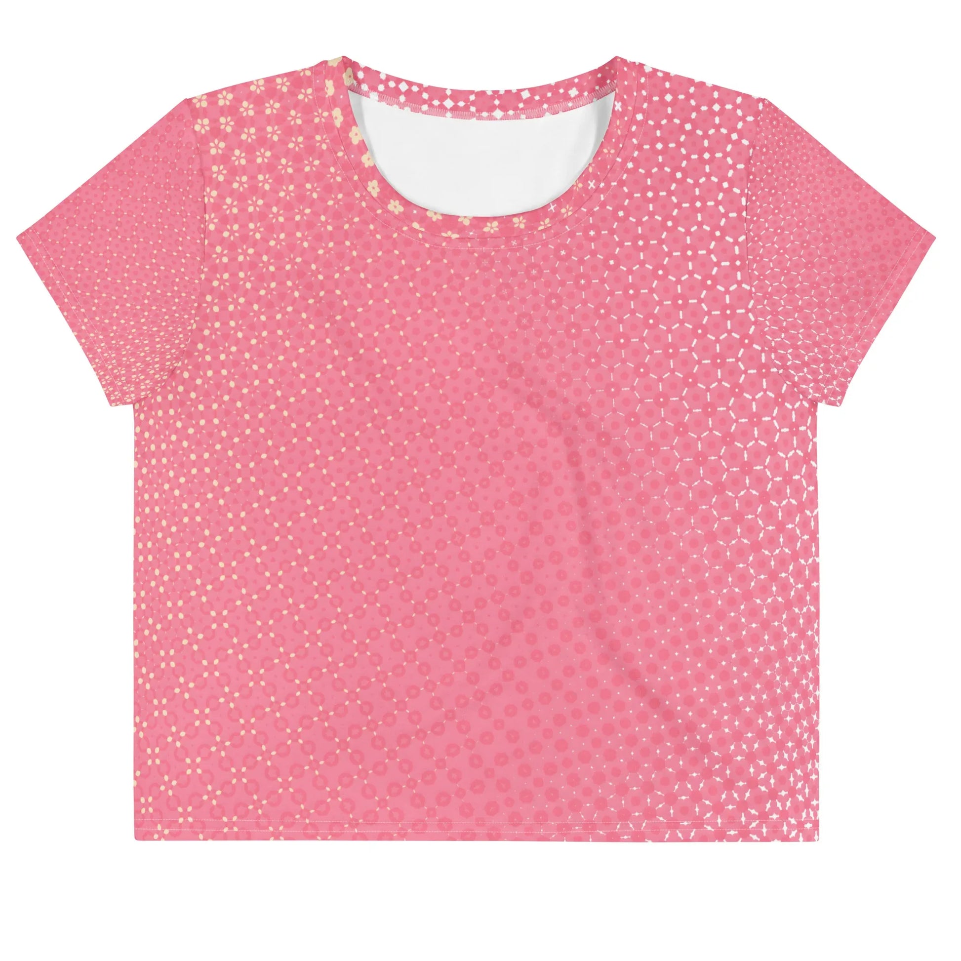 All-Over Print Crop Tee - AwRans Clothing