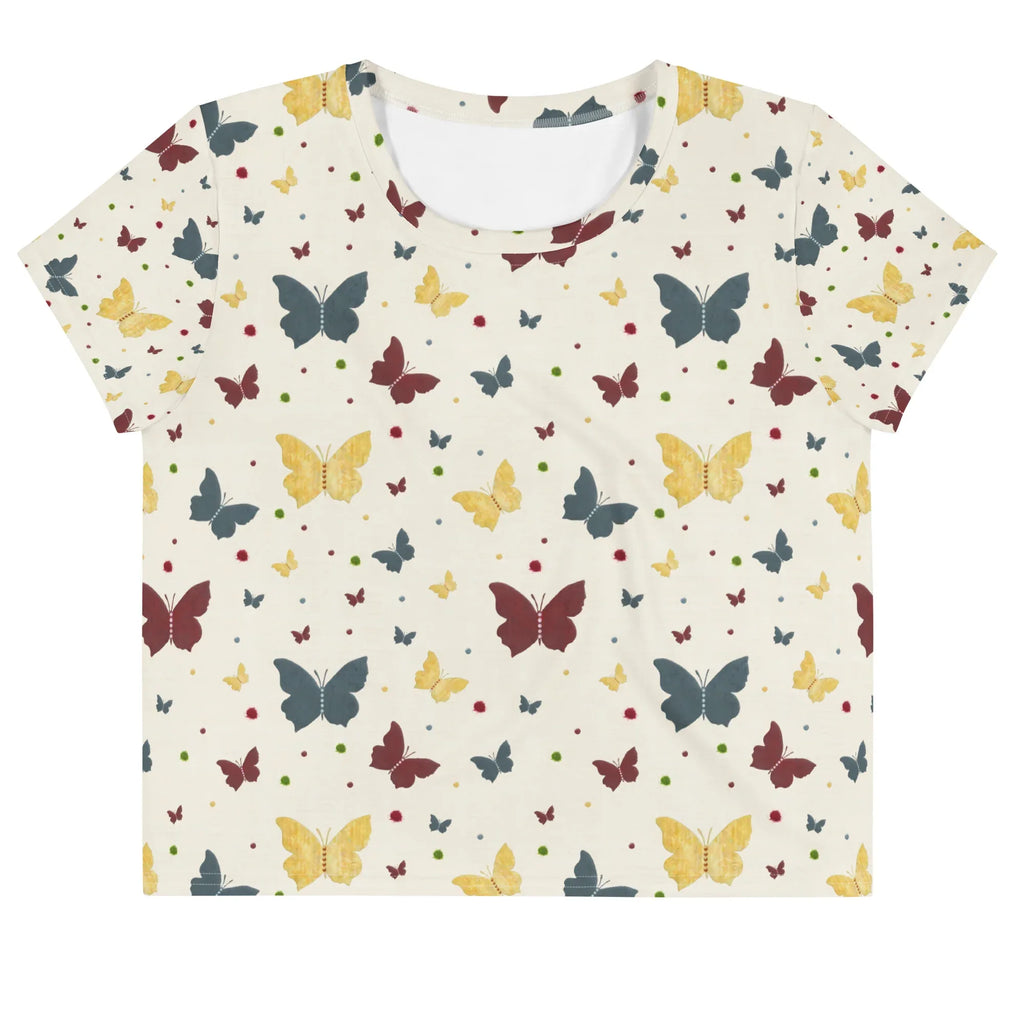 All-Over Print Crop Tee - AwRans Clothing