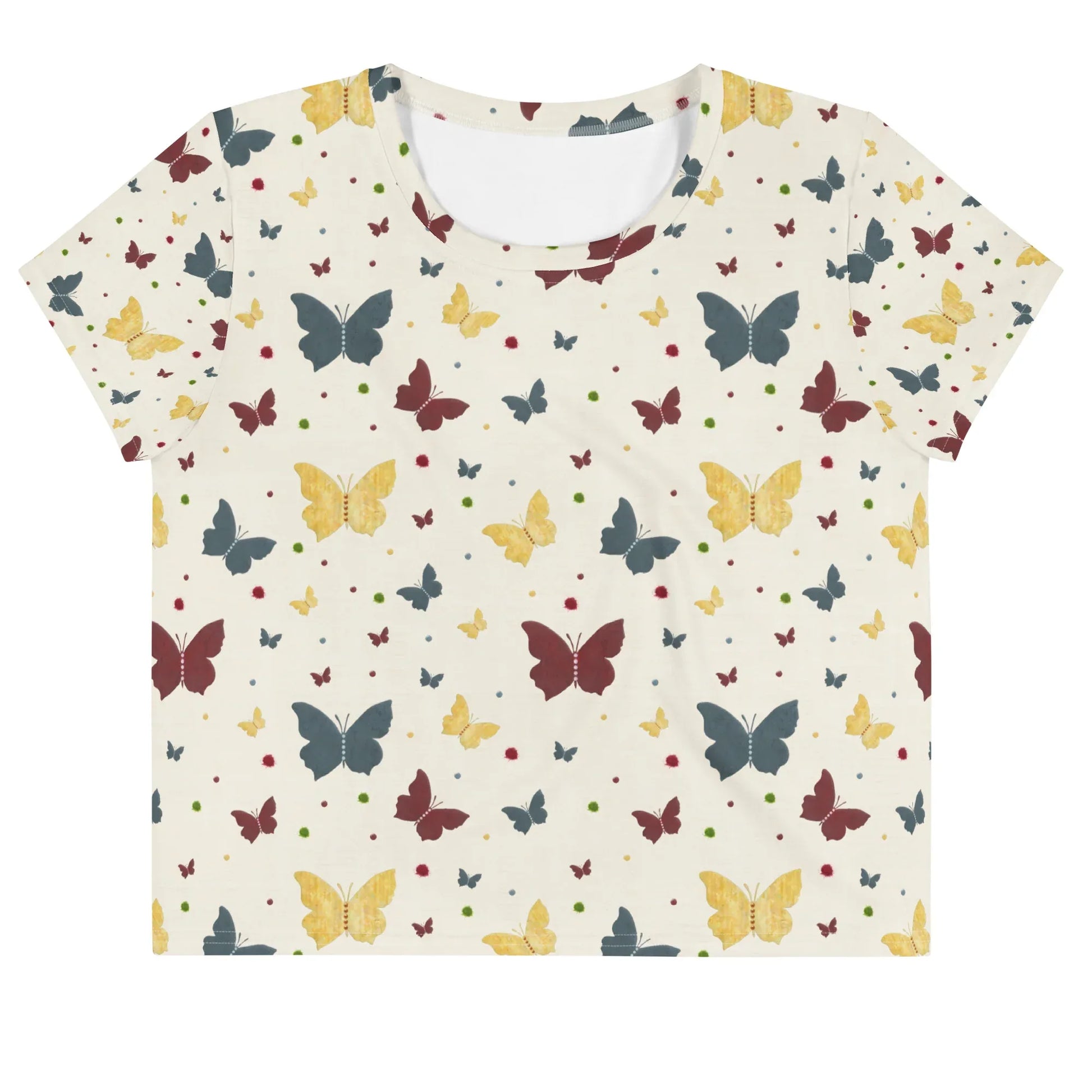 All-Over Print Crop Tee - AwRans Clothing