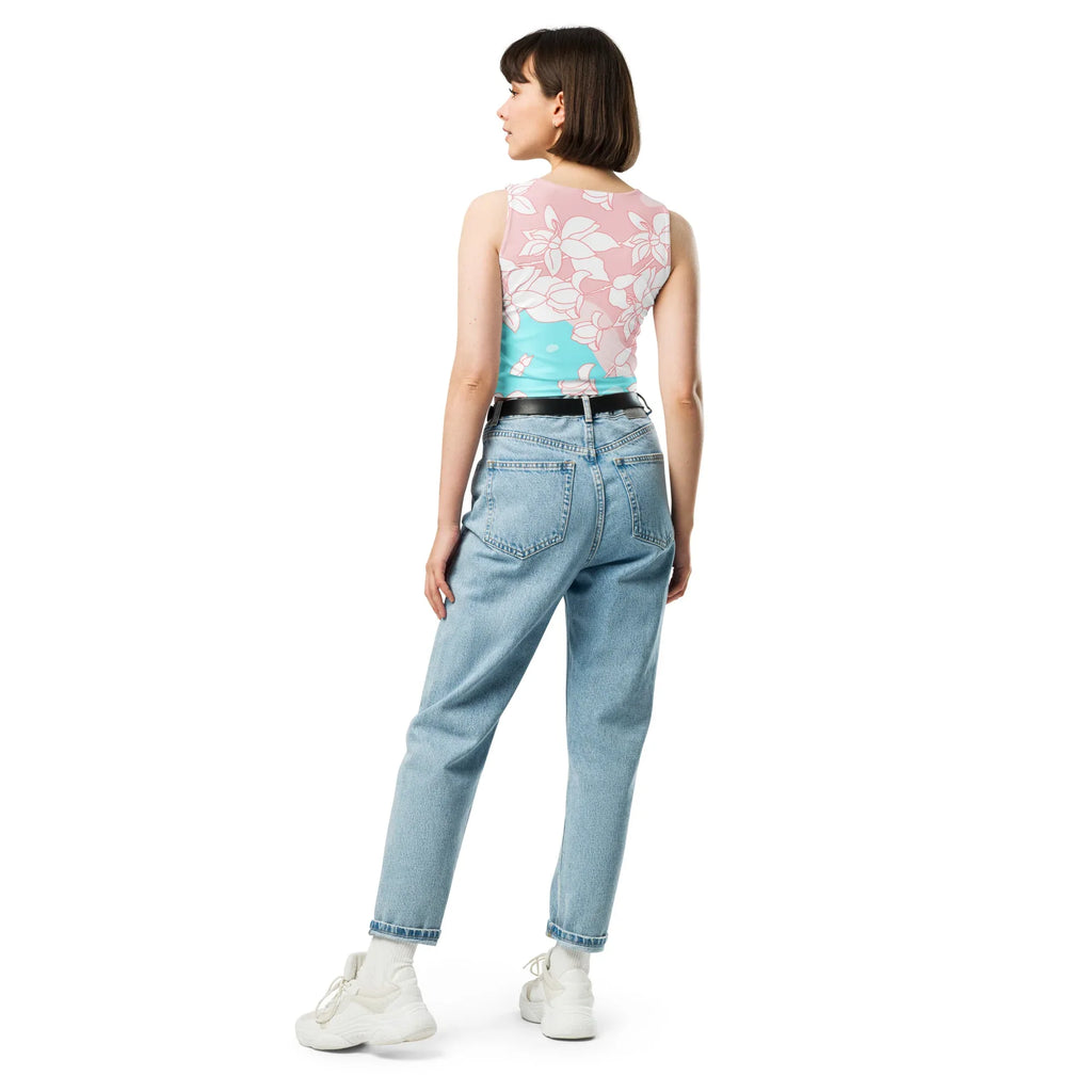 Crop Top XL Crop Tops AwRans Clothing all-over-print-crop-top-white-back-67bd26b3b6a1d