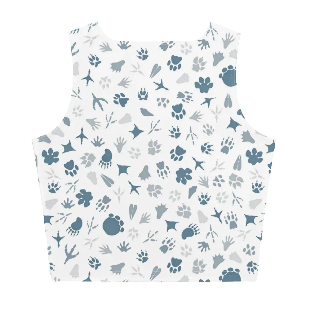 Crop Top Crop Tops AwRans Clothing all-over-print-crop-top-white-back-67bd29cfa50bf